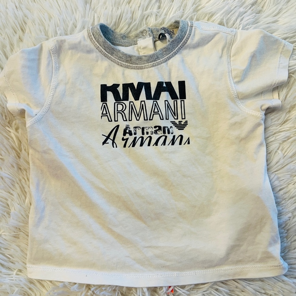 Giorgio Armani Kids White T-Shirt